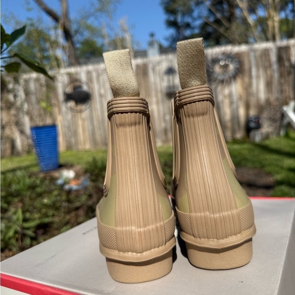 New ▶️ Hunters ◀️ Chelsea Camo Short Booties Pale Sand - Picture 13 of 17